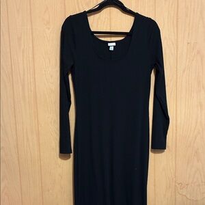 a new day Black Long Sleeve Dress